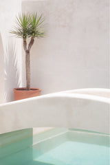 photograph of a minimalistic bali pool villa by sheila man