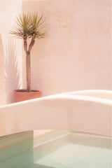 photograph in soft colours of a private bali pool villa by sheila man 