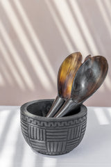 Set of Horn Spoon & Fork