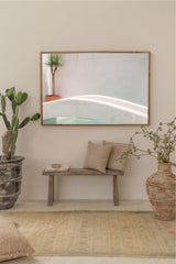 bali poster by sheila man capturing a white minimalistic pool bridge in bali