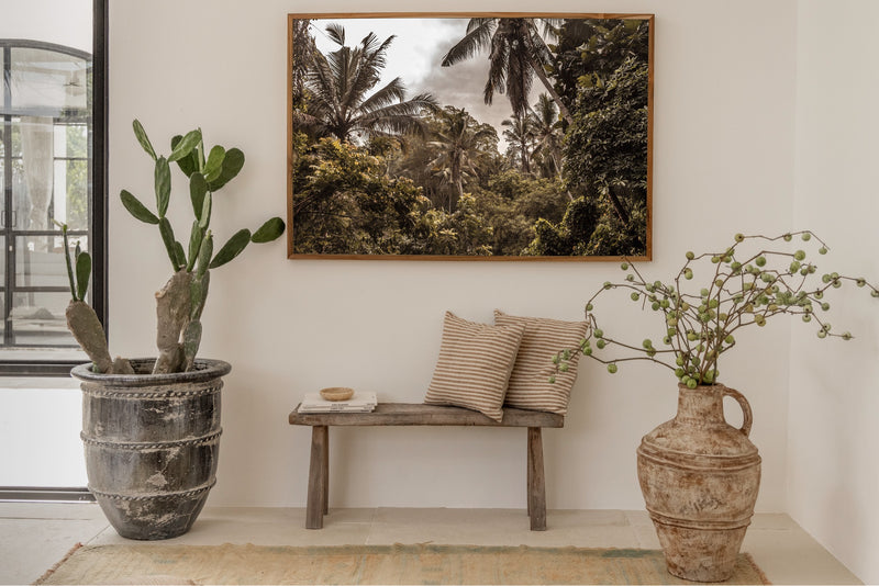 tropical jungle wall art with a bali poster by sheila man