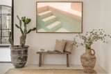 wall decoration with a bali poster by sheila man