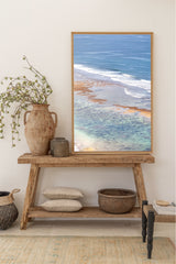 A ocean bali poster, shot from the cliffs in bingin, bali.