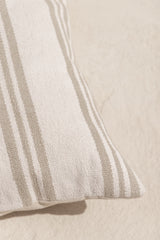 detail of striped cushion cover kompass