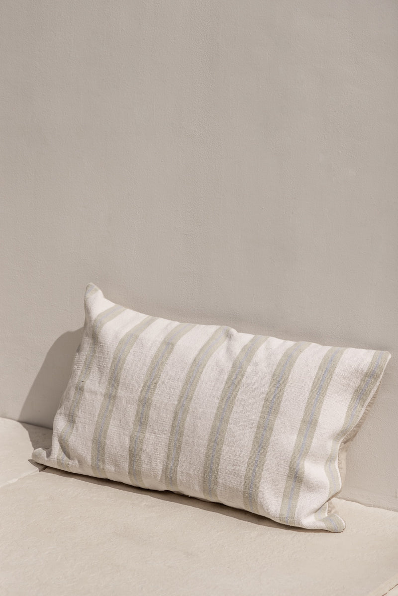 handmade cushion with stripes from bali