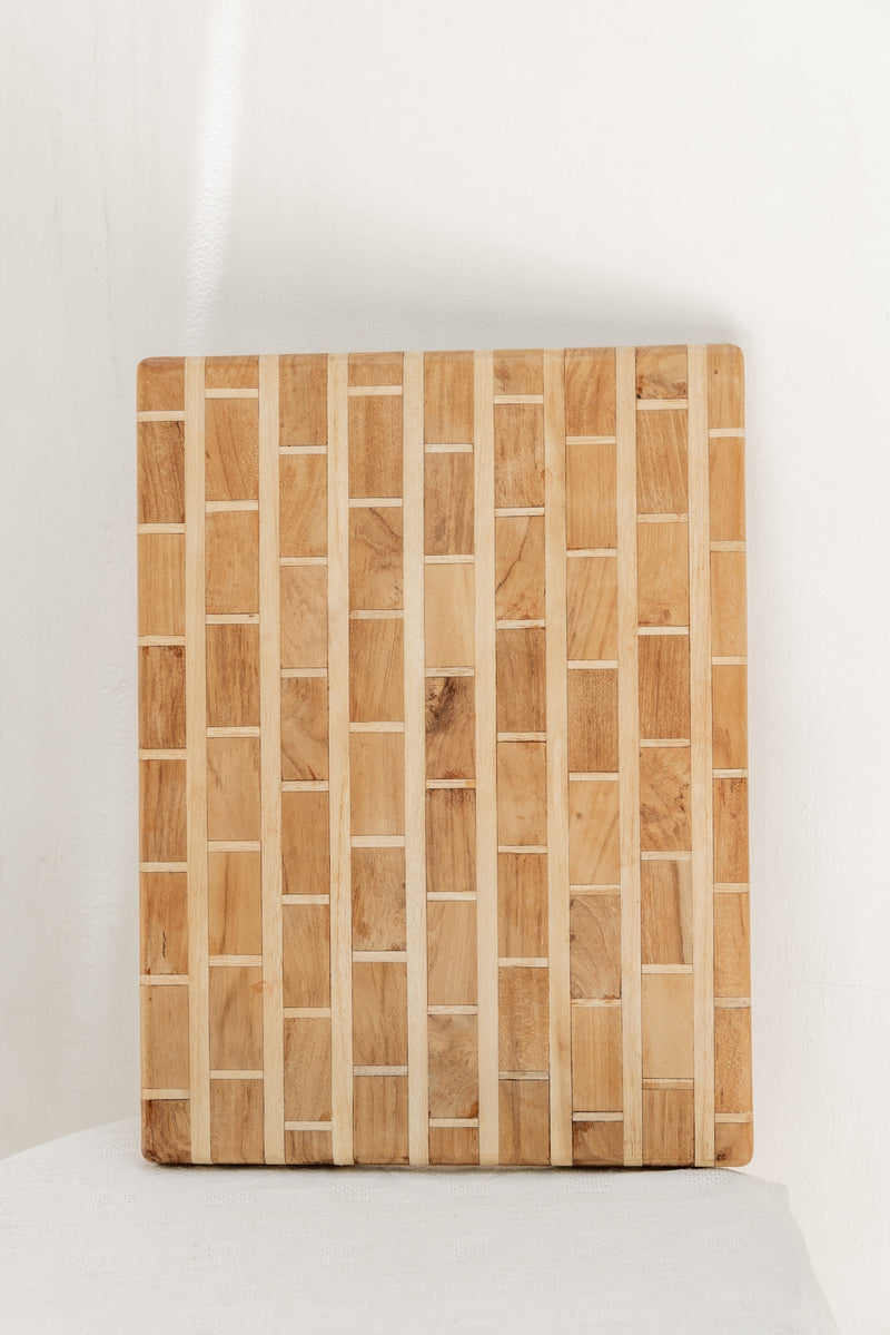 Mosaic Wooden Cutting Board