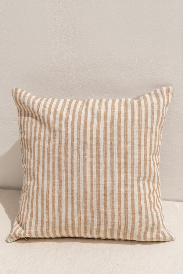 striped hand made cushion cover duma, handmade in indonesia