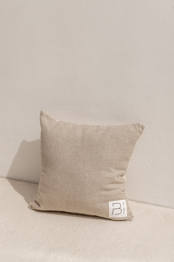 cotton and linen cushion cover, handmade in indonesia