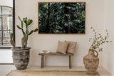 jungle wall decoration with bali poster by sheila man