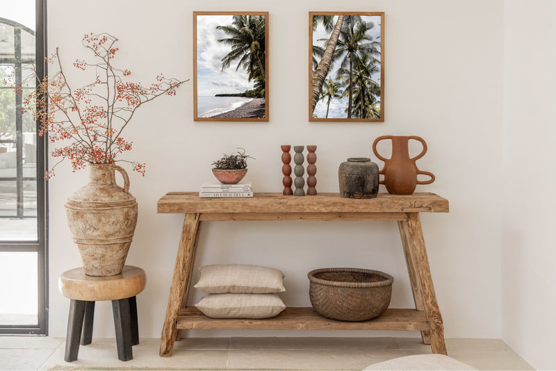 wall decoration with bali palm tree posters